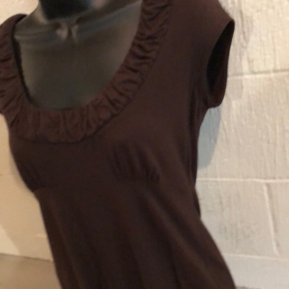 Banana Republic chocolate top - Picture 3 of 5